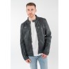 Męska skórzana kurtka Mauritius antracytowa MMPietar – Kurtki skórzane