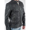 Męska skórzana kurtka Mauritius antracytowa MMPietar – Kurtki skórzane