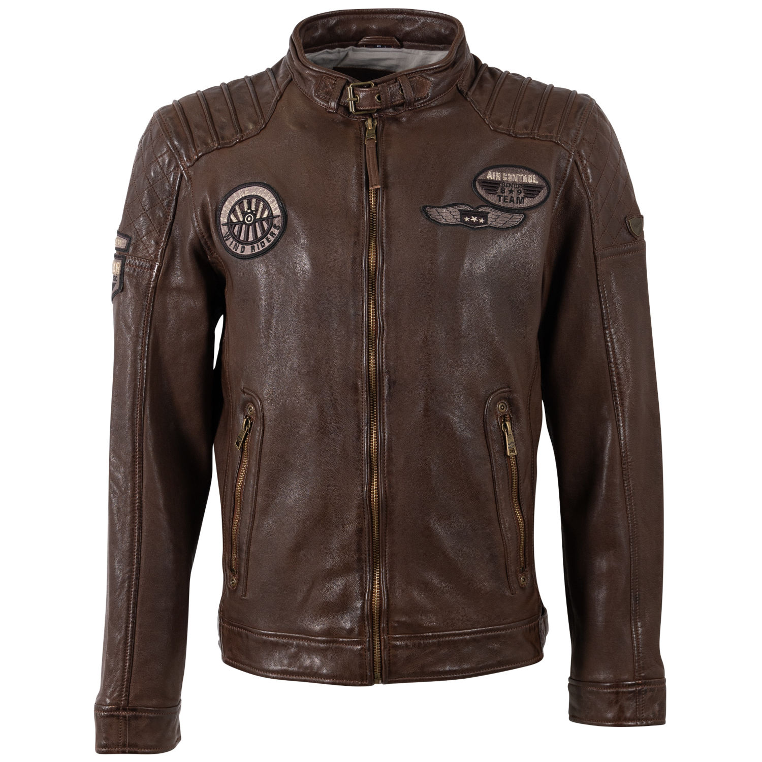 Męska skórzana kurtka Mauritius Whiskey MMRiverto