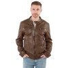 Męska skórzana kurtka Mauritius Dusty Brown MMRoley