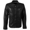 Męska skórzana kurtka Mauritius Czarna MMRoley
