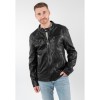 Męska skórzana kurtka Mauritius Czarna MMRoley