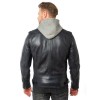 Męska skórzana kurtka Mauritius Ciemnogranatowa MMRylo - readytowear