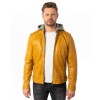 Męska skórzana kurtka Mauritius Ciemnożółta MMRylo - readytowear