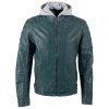 Męska skórzana kurtka Mauritius Petrol Green MMRylo - readytowear