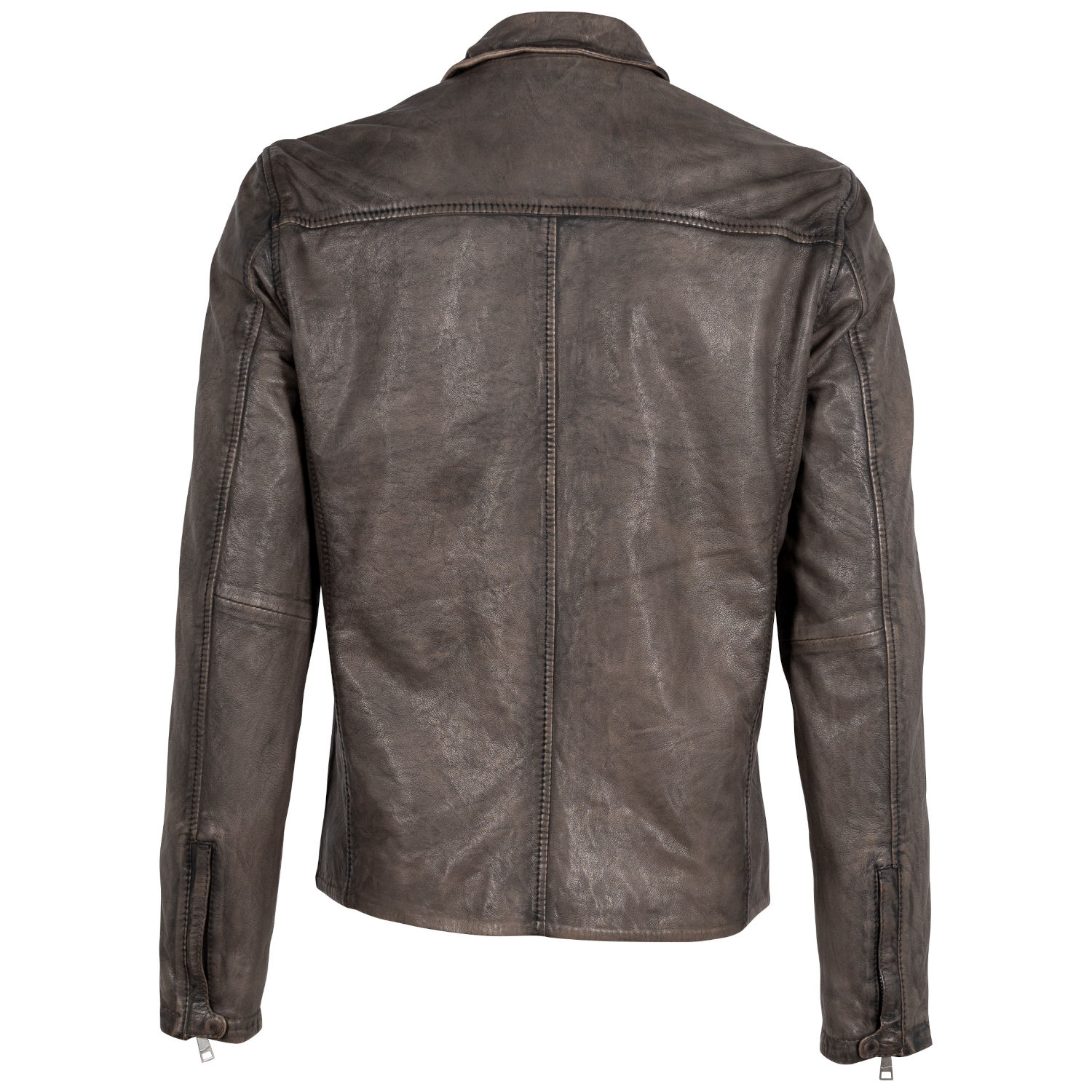 Męska skórzana kurtka Mauritius Antyczny beż MMSantiago – Kurtki skórzane