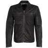 Męska skórzana kurtka Mauritius Czarna MMSantiago – Kurtki skórzane