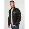 Męska skórzana kurtka Mauritius Czarna MMSantiago – Kurtki skórzane
