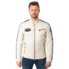 Męska skórzana kurtka Mauritius Off White MMShyko - readytowear