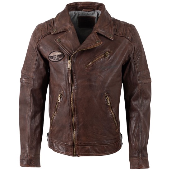 Męska skórzana kurtka Mauritius Whiskey MMSkypilot