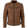 Męska skórzana kurtka Mauritius Ciemny Camel MMTaibo – Kurtki skórzane