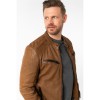 Męska skórzana kurtka Mauritius Ciemny Camel MMTaibo – Kurtki skórzane