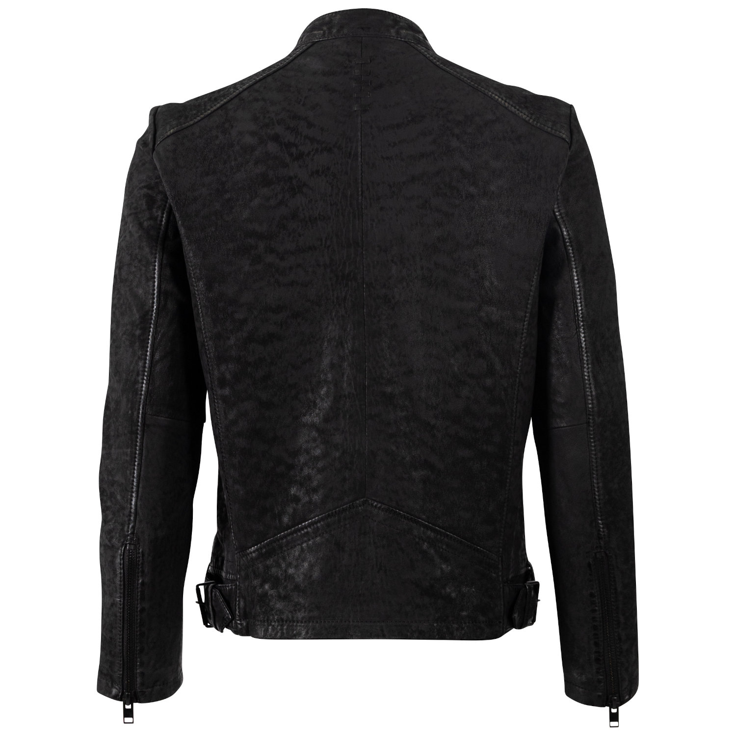 Męska skórzana kurtka Mauritius Czarna MMTaibo – stoc