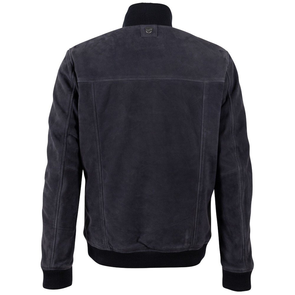 Męska skórzana kurtka Mauritius granatowa MMThalor - readytowear