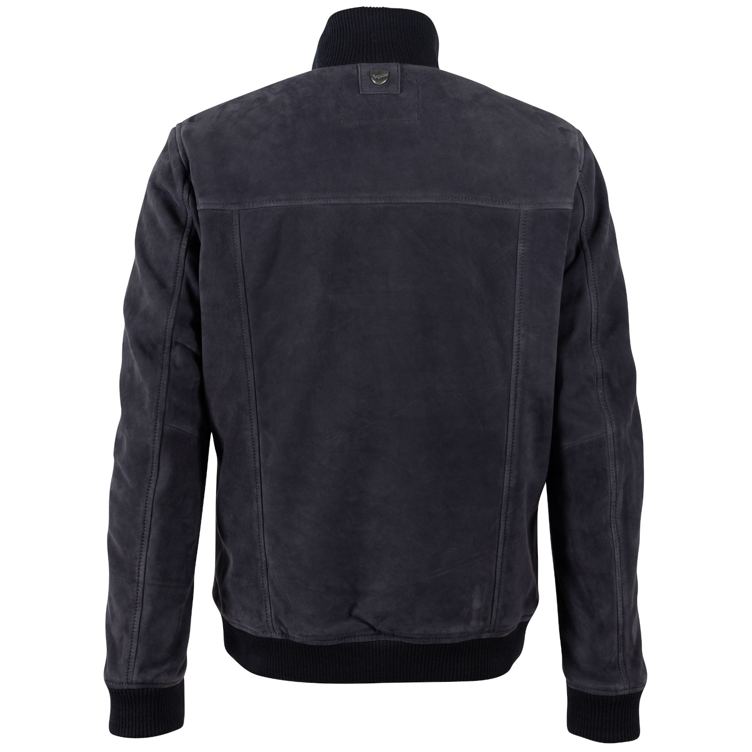 Męska skórzana kurtka Mauritius granatowa MMThalor – Kurtki skórzane