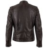 Męska skórzana kurtka Mauritius Ciemnobrązowa MMTibor – Kurtki skórzane