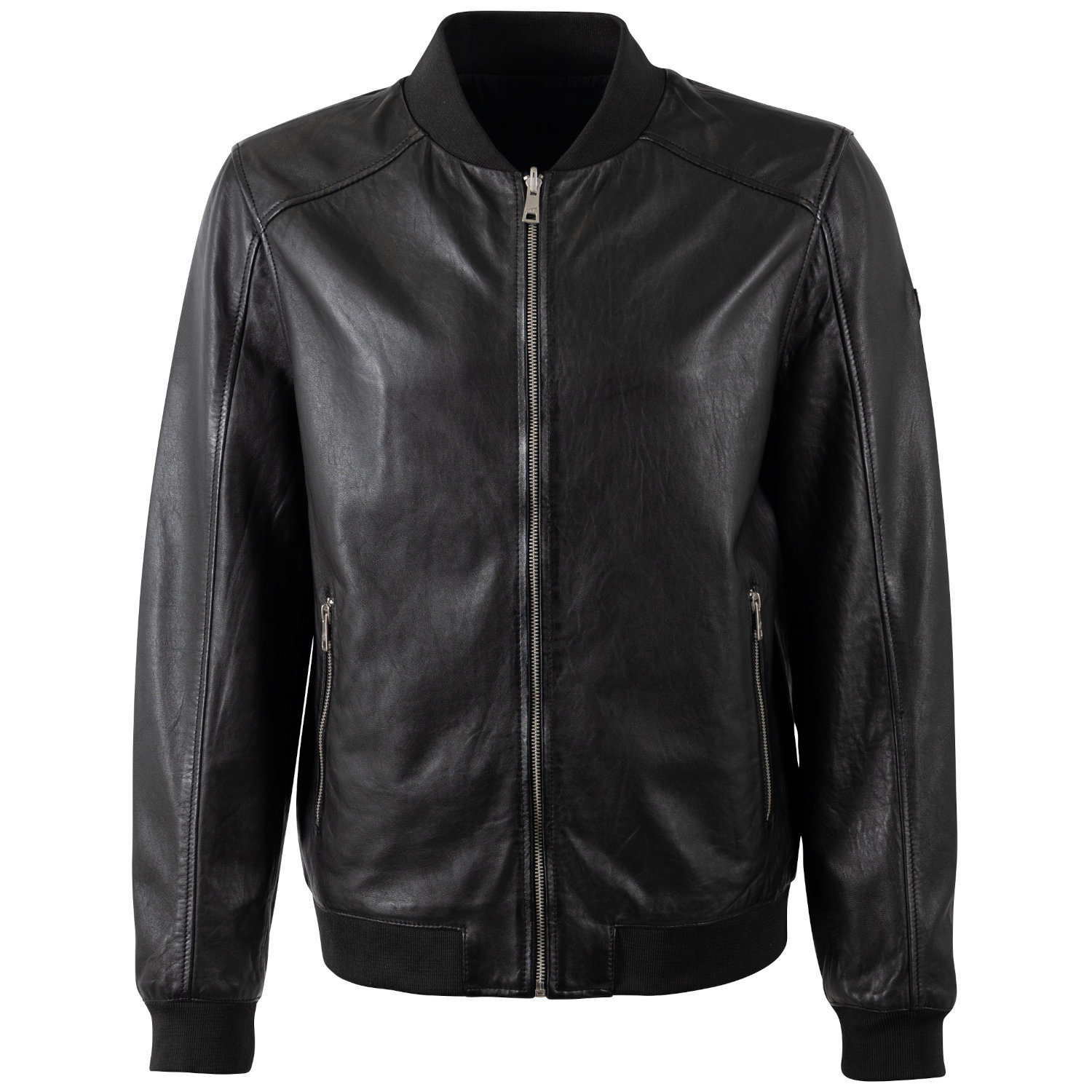 Męska skórzana kurtka Mauritius Czarna MMTorino – Kurtki skórzane