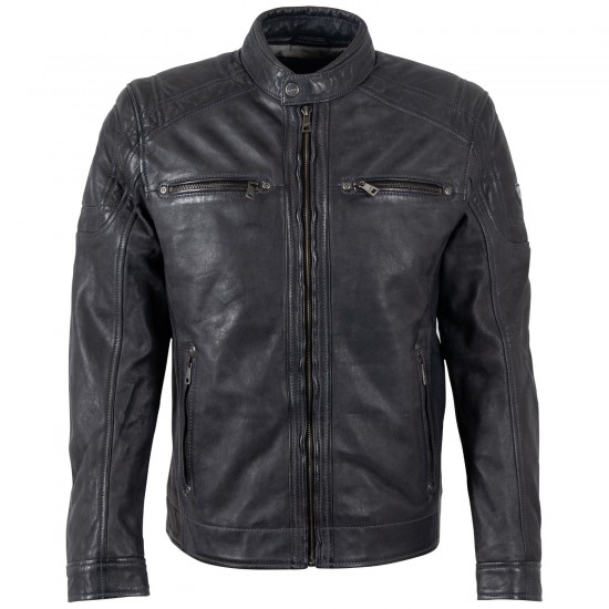 Męska skórzana kurtka Mauritius granatowa MMVitum