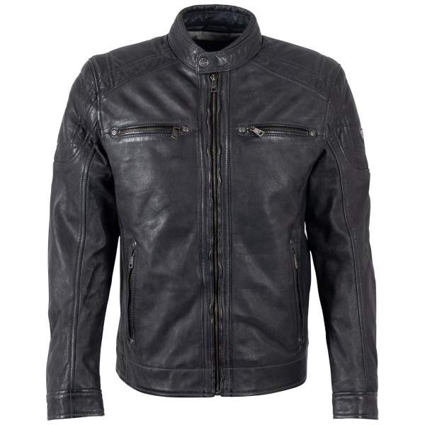 Męska skórzana kurtka Mauritius granatowa MMVitum