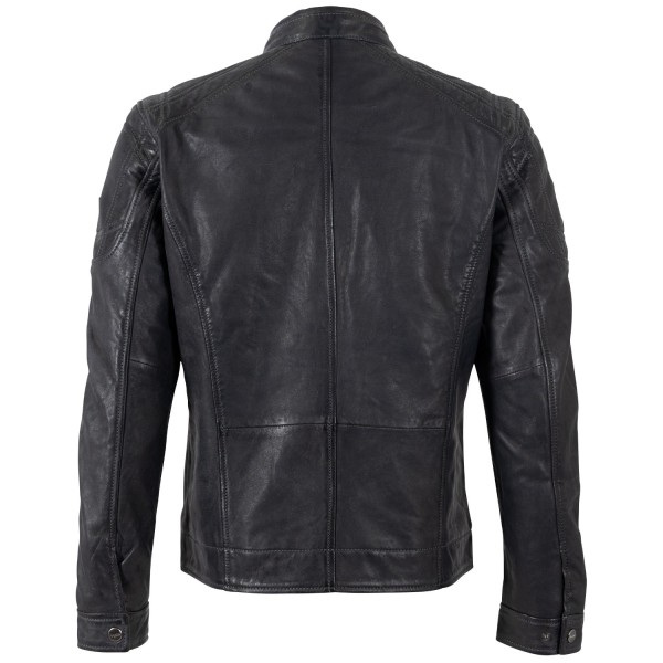 Męska skórzana kurtka Mauritius granatowa MMVitum