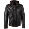 Męska skórzana kurtka Mauritius Czarna Vintage MMWanjo