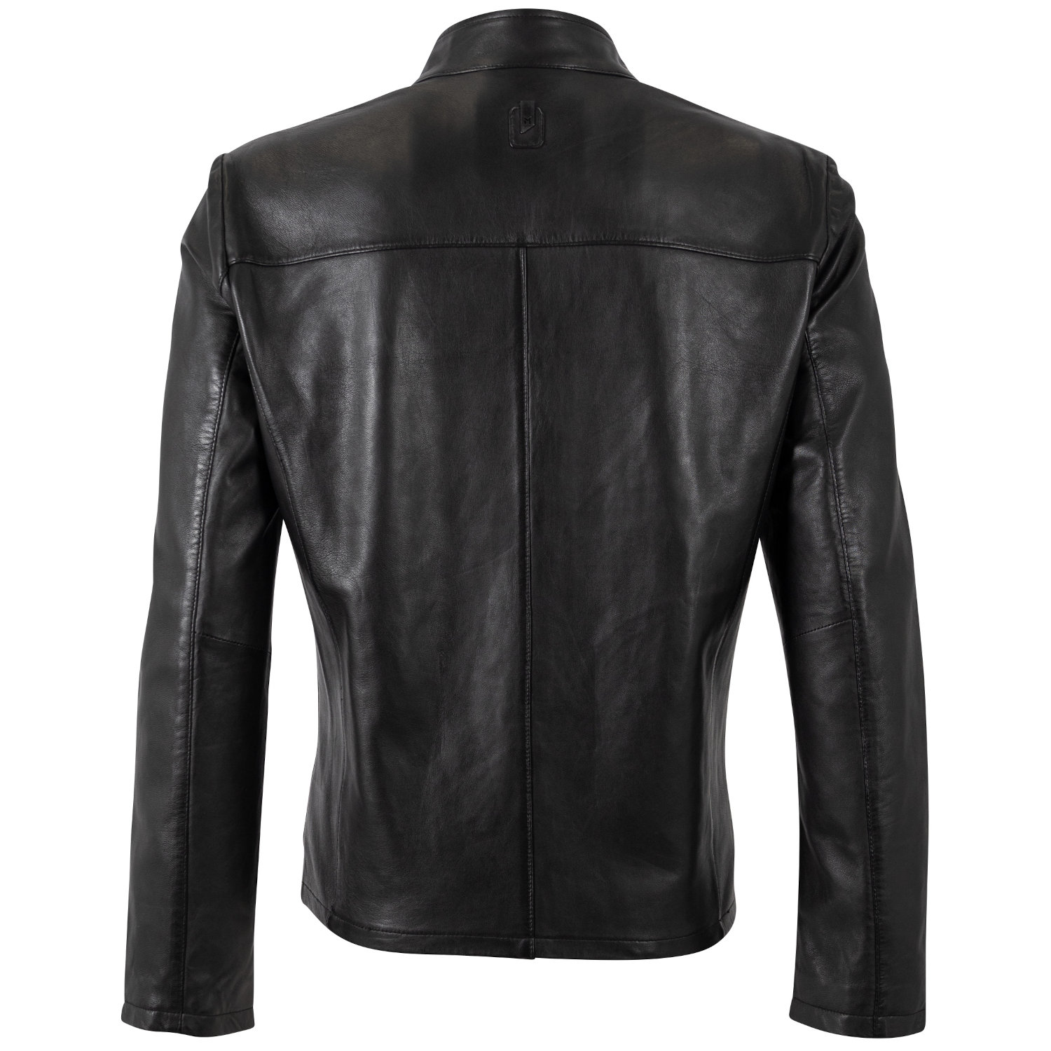 Męska skórzana kurtka Mauritius Srebrno-czarna MSMKelwin