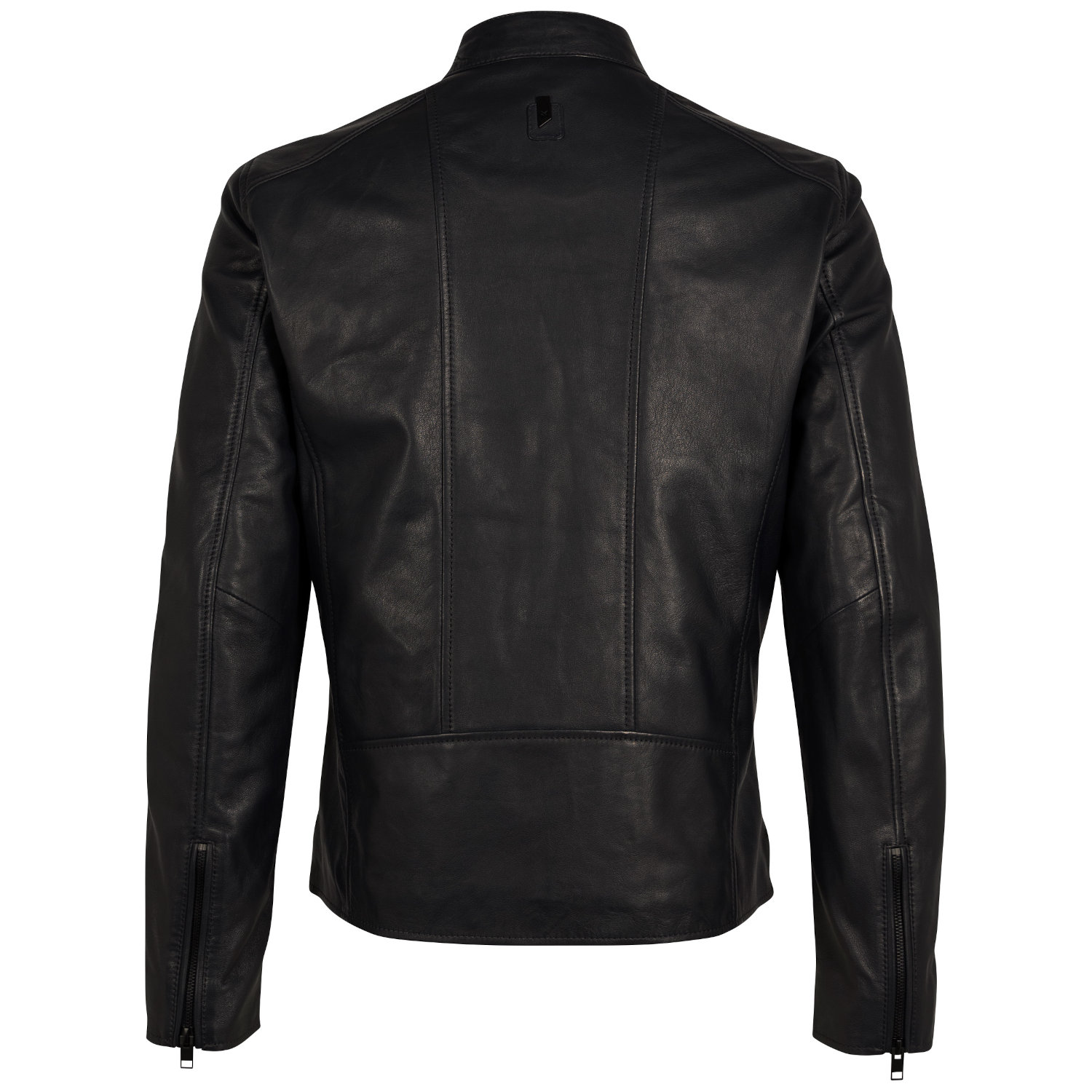 Męska skórzana kurtka Mauritius Srebrna Granatowa MSMKovin – Kurtki skórzane