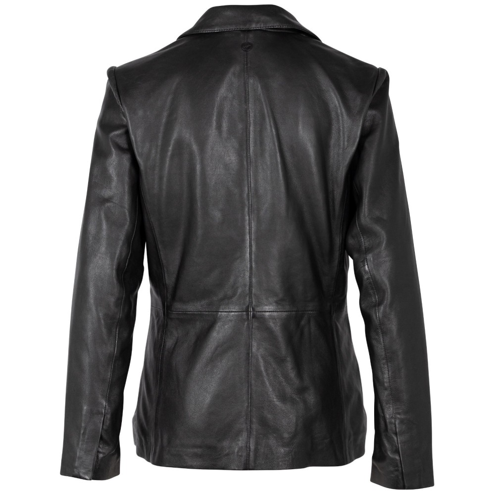 Kurtka skórzana damska Mauritius Czarna MWAada