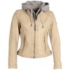 Kurtka skórzana damska Mauritius Off White MWAdila – Kurtki skórzane