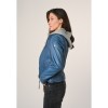 Damska kurtka skórzana Mauritius Niebieska MWAdila – Kurtki skórzane