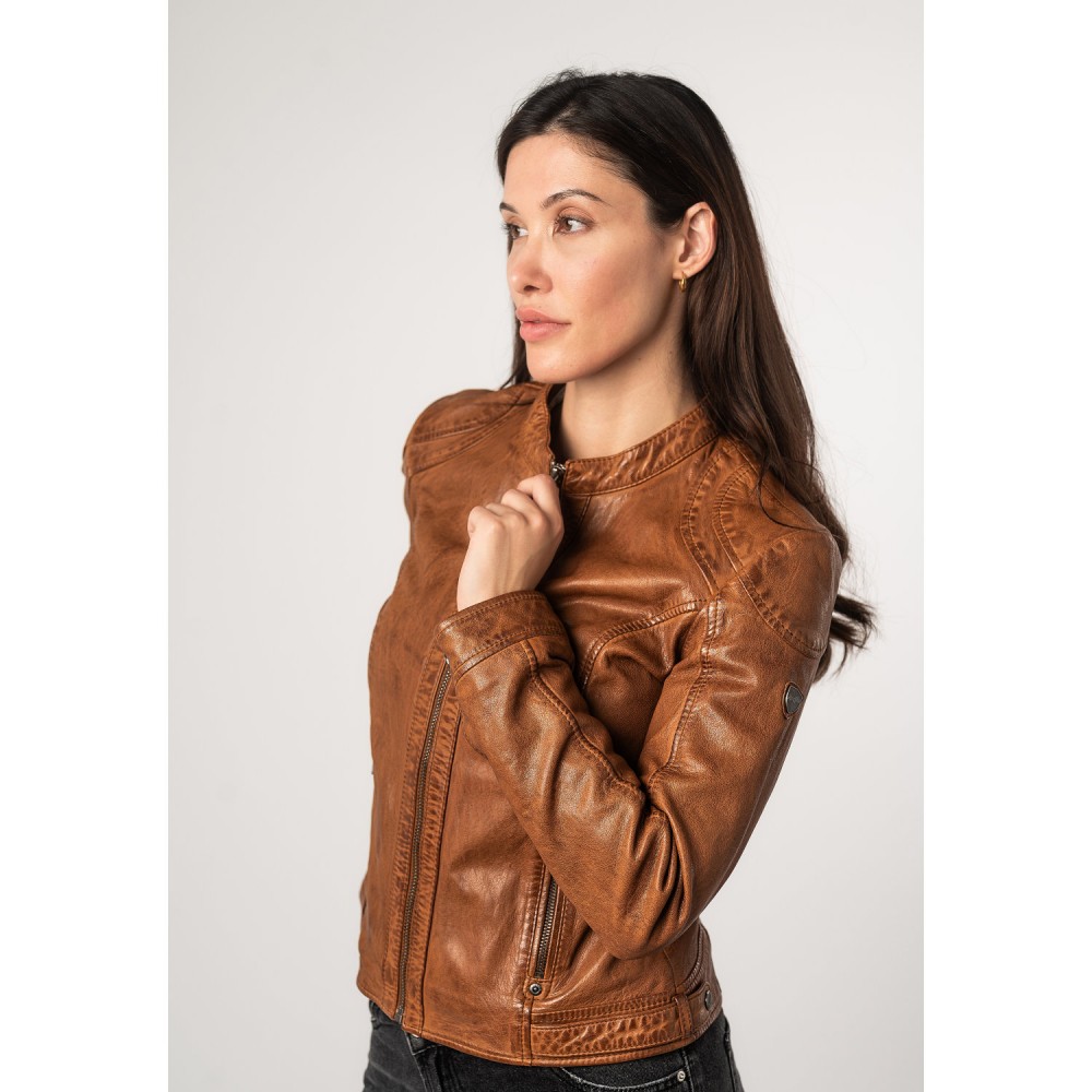Damska kurtka skórzana Mauritius Koniakowa MWAdila - readytowear