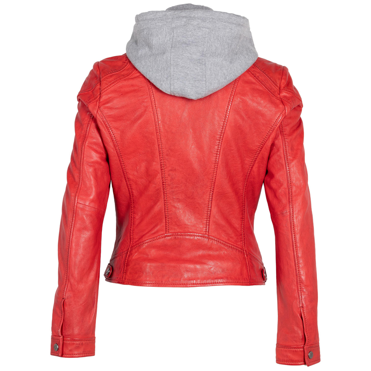 Skórzana Kurtka Damska Mauritius Czerwona MWAdila – Kurtki skórzane