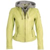 Skórzana Kurtka Damska Mauritius Zielona Lime MWAdila - readytowear