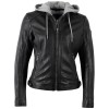 Kurtka skórzana damska Mauritius Czarna MWAlani