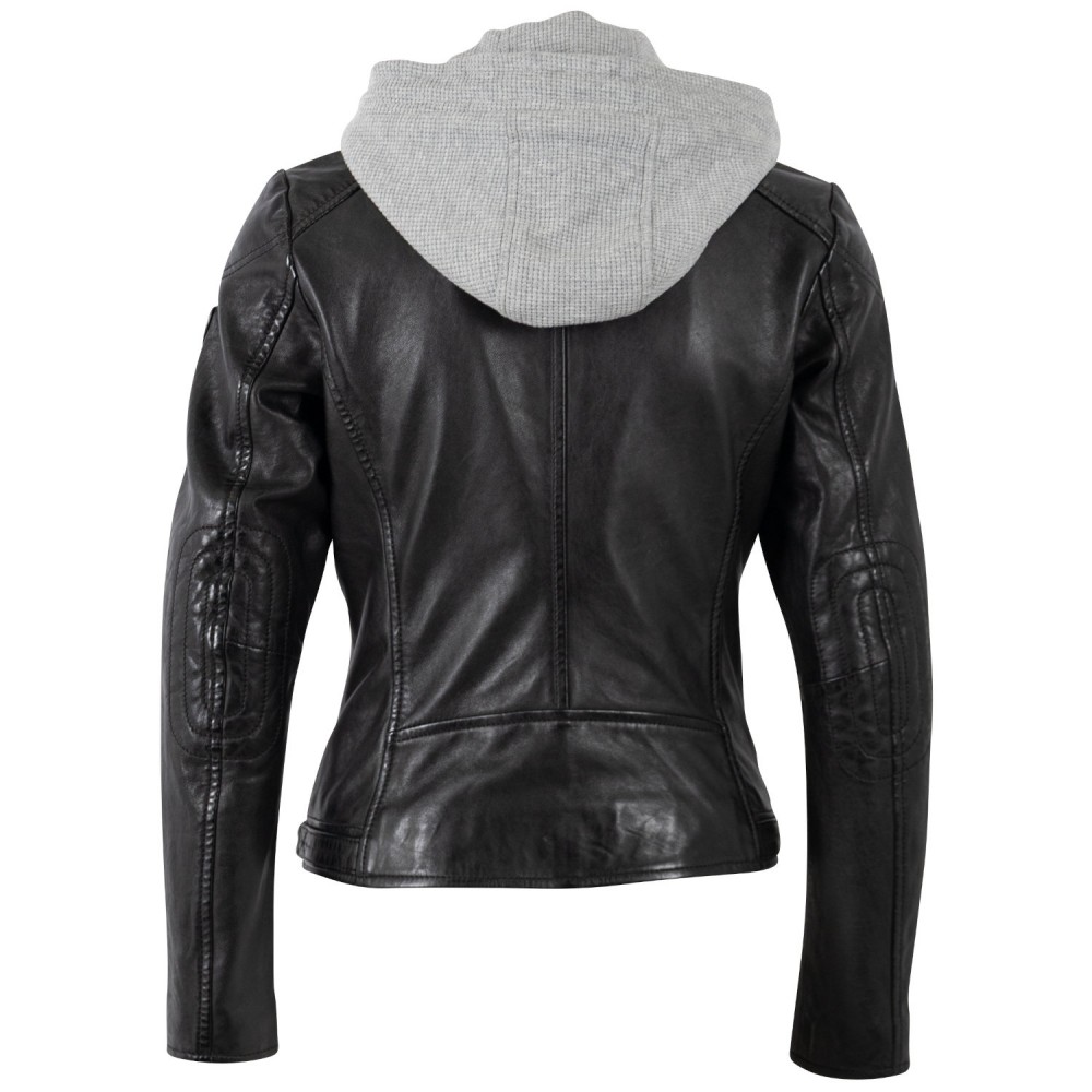 Kurtka skórzana damska Mauritius Czarna MWAlani