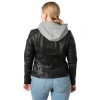 Kurtka skórzana damska Mauritius Czarna MWAlani – Kurtki skórzane