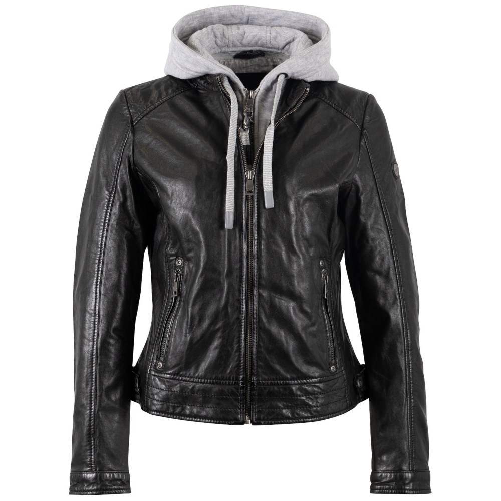 Kurtka skórzana damska Mauritius Czarna MWAleni - readytowear