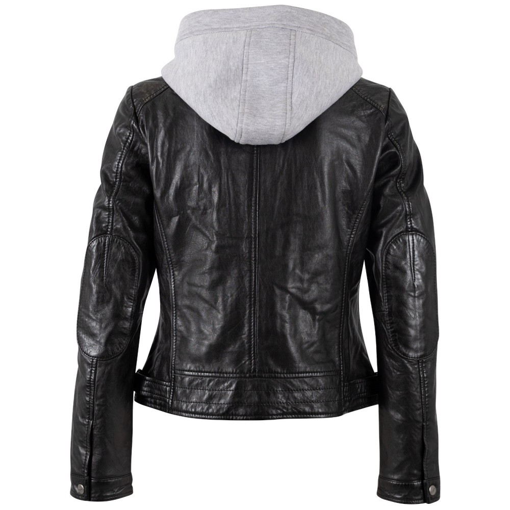 Kurtka skórzana damska Mauritius Czarna MWAleni - readytowear