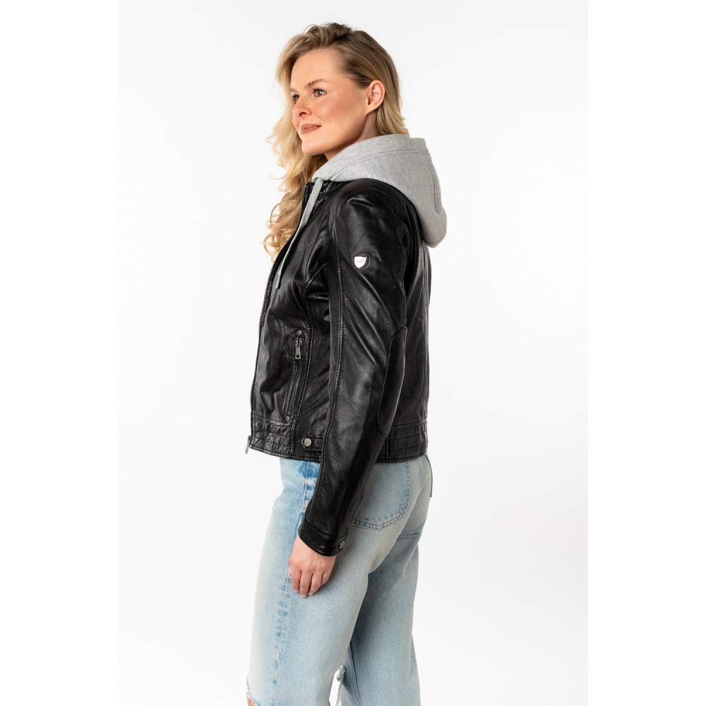 Kurtka skórzana damska Mauritius Czarna MWAleni - readytowear