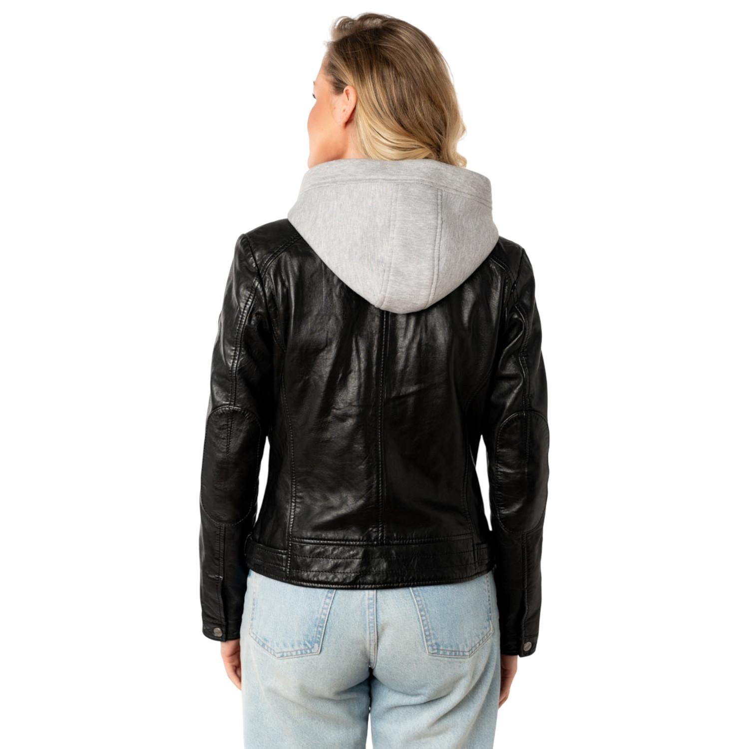 Kurtka skórzana damska Mauritius Czarna MWAleni – Kurtki skórzane