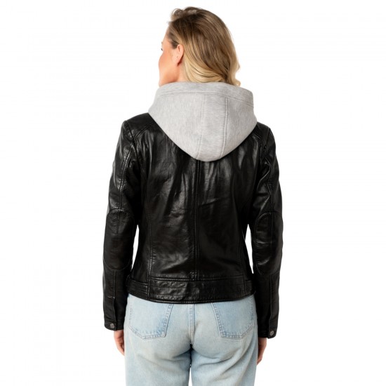 Kurtka skórzana damska Mauritius Czarna MWAleni