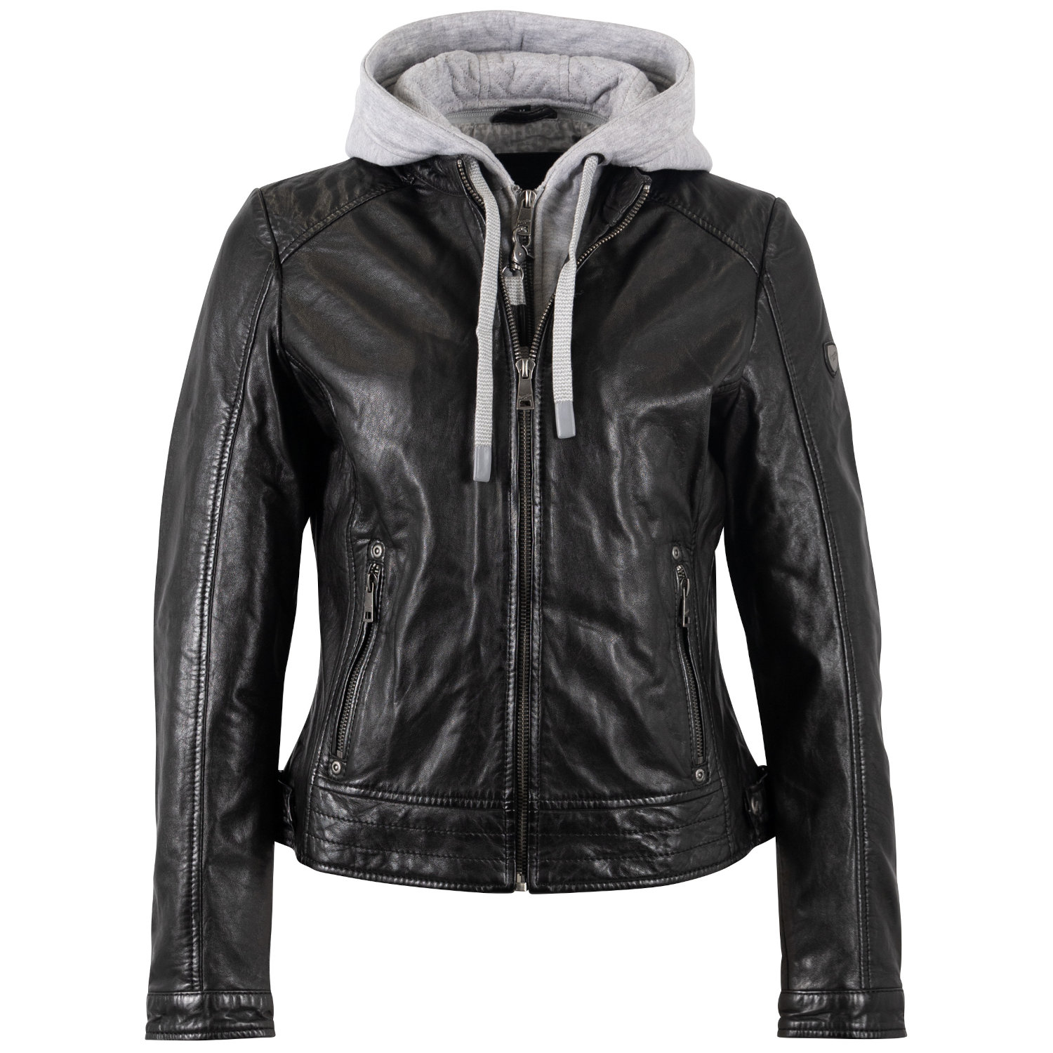 Kurtka skórzana damska Mauritius Czarna MWAleni – Kurtki skórzane