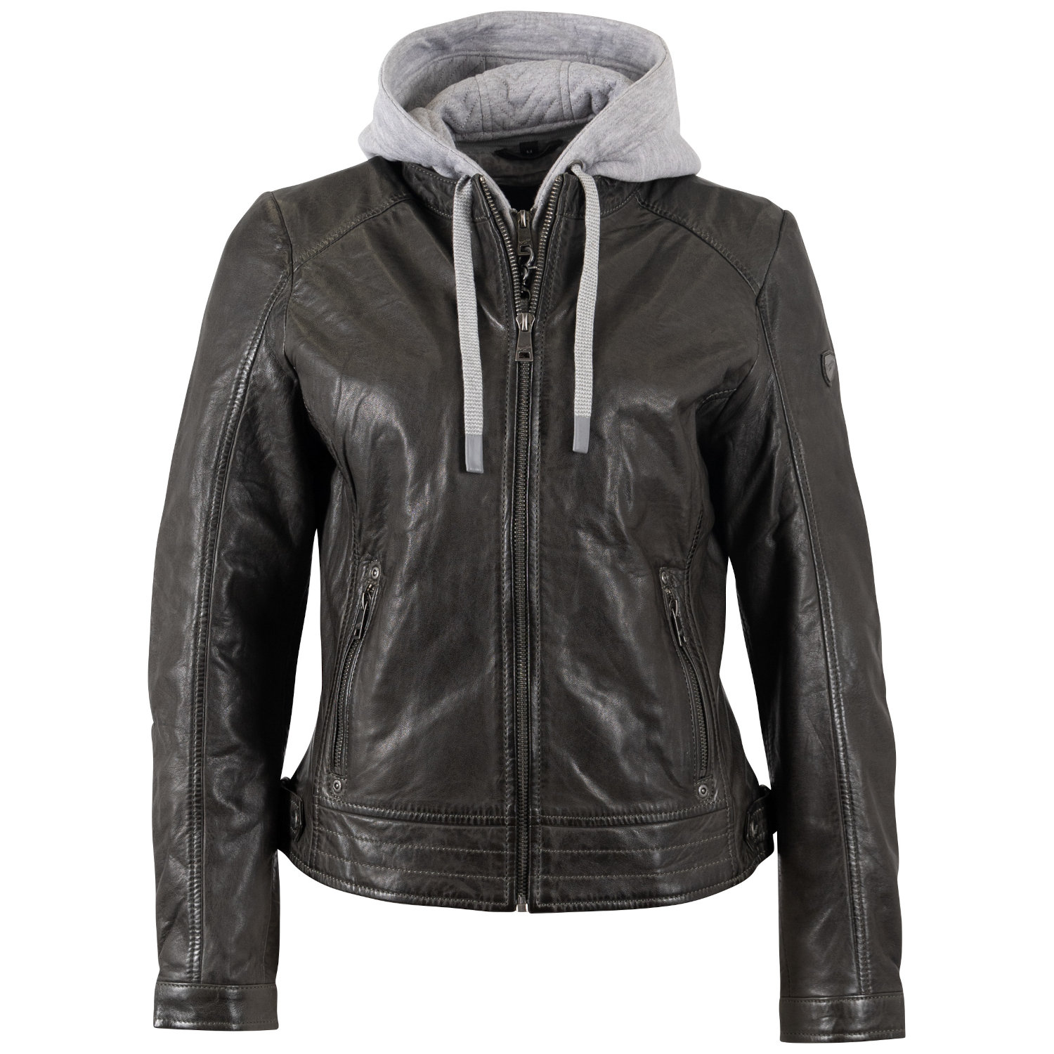 Kurtka skórzana damska Mauritius Ciemna oliwka MWAleni – Kurtki skórzane