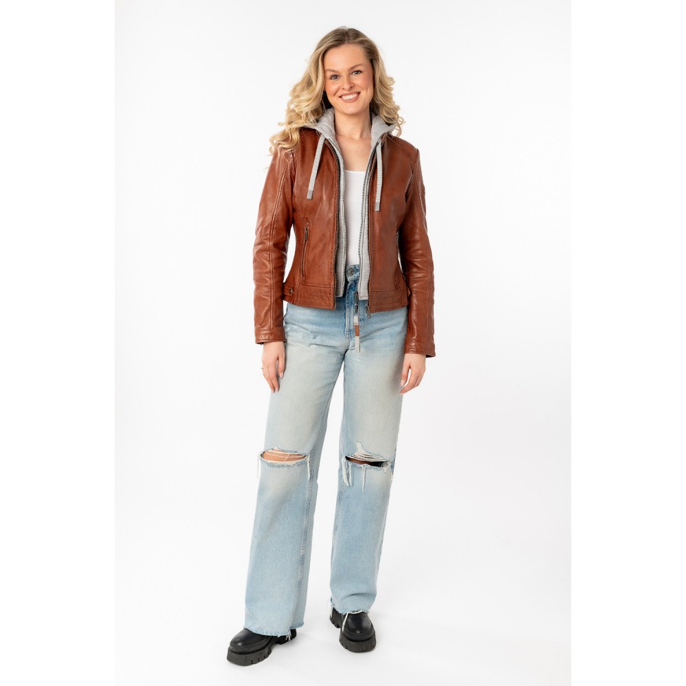 Kurtka skórzana damska Mauritius Whiskey MWAleni - readytowear