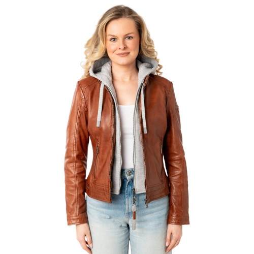 Kurtka skórzana damska Mauritius Whiskey MWAleni