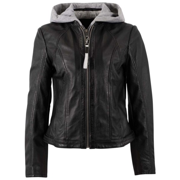Kurtka skórzana damska Mauritius Czarna MWAleyna