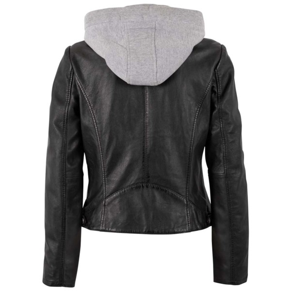 Kurtka skórzana damska Mauritius Czarna MWAleyna