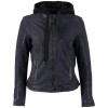 Kurtka skórzana damska Mauritius Granatowa MWAlyka – Kurtki skórzane