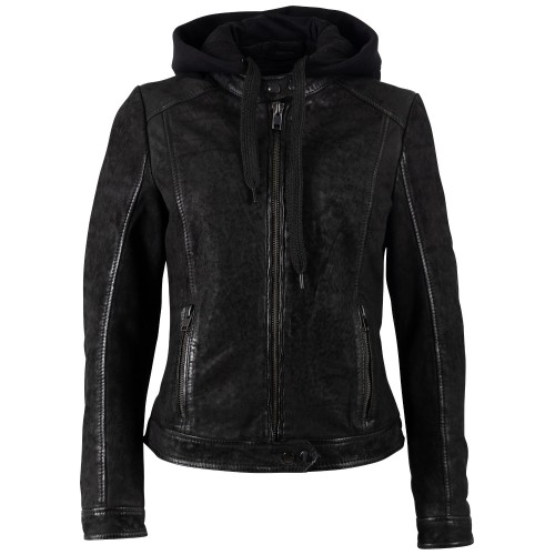 Kurtka skórzana damska Mauritius Czarna MWAlyka