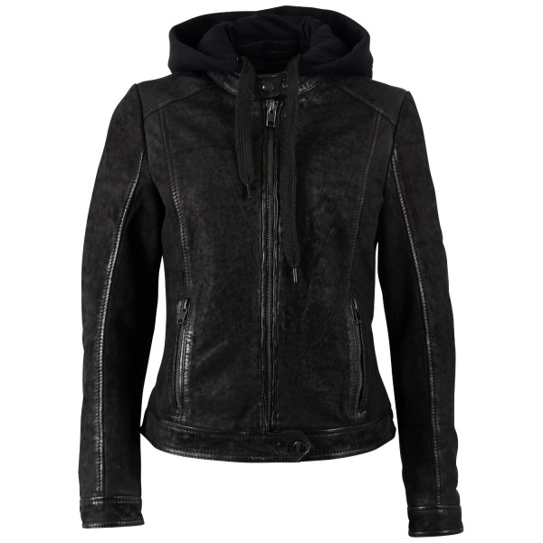Kurtka skórzana damska Mauritius Czarna MWAlyka